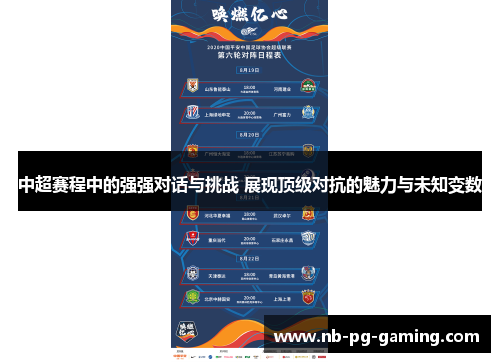 中超赛程中的强强对话与挑战 展现顶级对抗的魅力与未知变数